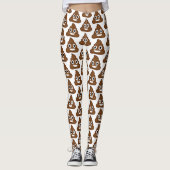 poop emoji leggings (Voorkant)