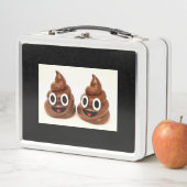 Poop emoji lunchbox! (In situ)