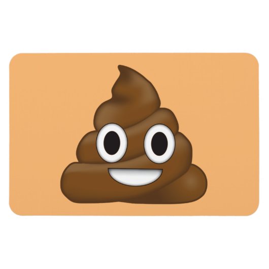 Poop emoji magneet (Horizontaal)