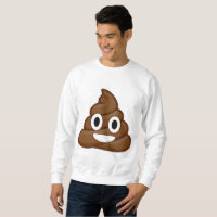 poop emoji mannen sweatshirt