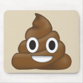 Poop Emoji Muismat (Voorkant)
