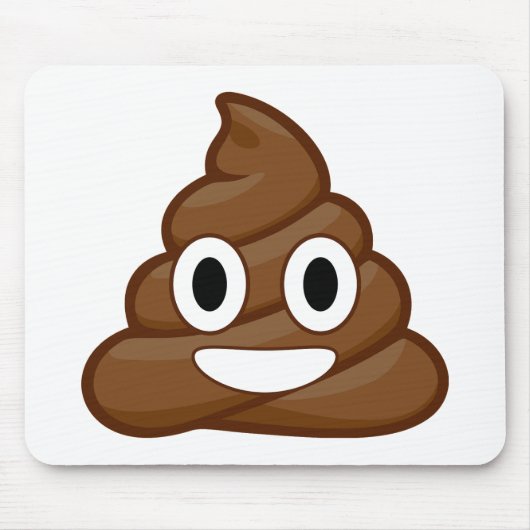 poop emoji muismat (Voorkant)