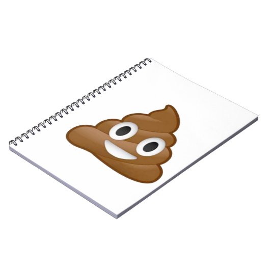 Poop emoji notitieboek (Linkerzijde)
