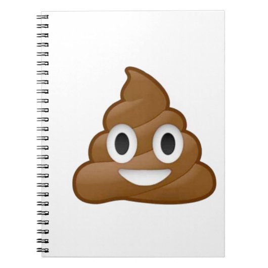 Poop emoji notitieboek (Voorkant)