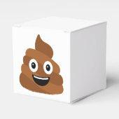 Poop Emoji Party Favor Box Bedankdoosjes (Voorkant Zijde)