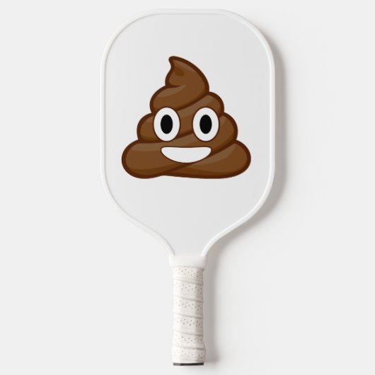 poop emoji pickleball paddle (Voorkant)