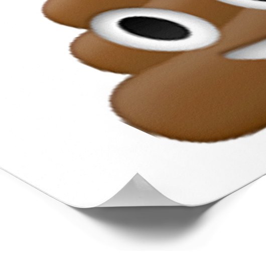 Poop - Emoji Poster (Hoek)