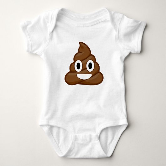 poop emoji romper (Voorkant)