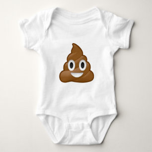 Poop emoji romper