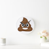 poop emoji ronde klok (Huis)