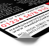 Poop Emoji, Septic Company, Septic Engineer Advert Poster (Hoek)