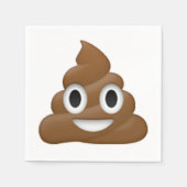 Poop - Emoji Servetten (Voorkant)