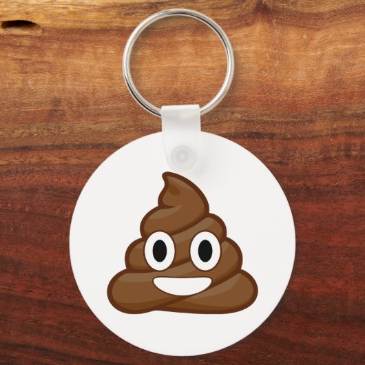 poop emoji sleutelhanger (Voorkant)