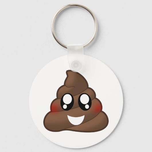Poop Emoji Sleutelhanger (Voorkant)