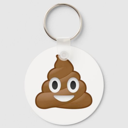 Poop emoji sleutelhanger (Voorkant)