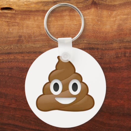 Poop emoji sleutelhanger (Voorkant)