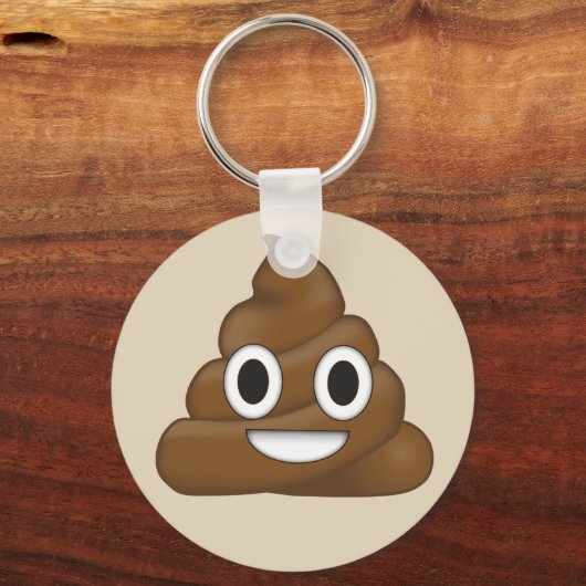 Poop Emoji Sleutelhanger (Voorkant)