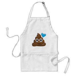 Poop Emoji Standaard Schort