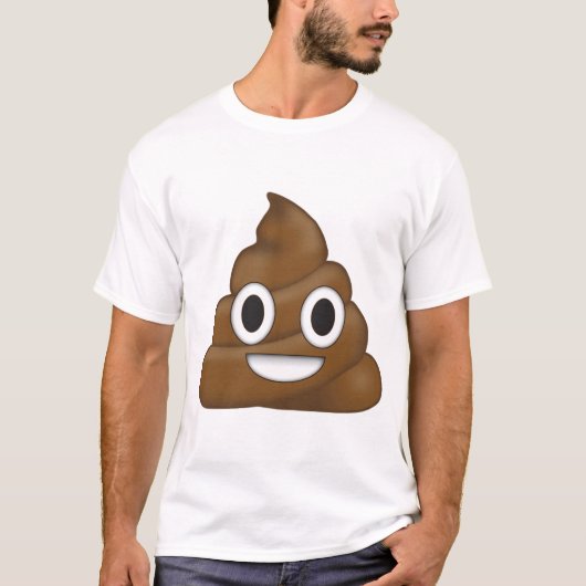Poop emoji t-shirt (Voorkant)