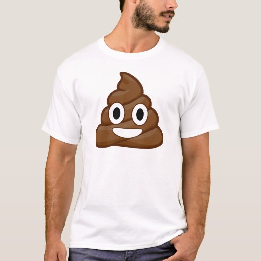 poop emoji t-shirt (Voorkant)