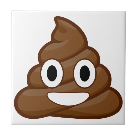 poop emoji tegeltje (Voorkant)