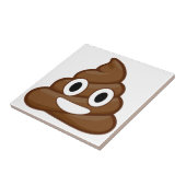 poop emoji tegeltje (Zijkant)