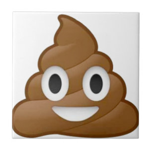 Poop emoji tegeltje