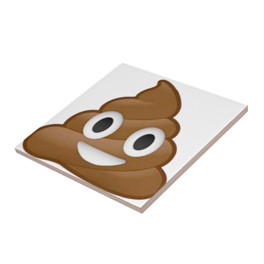 Poop emoji tegeltje (Zijkant)