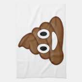 poop emoji theedoek (Verticaal)