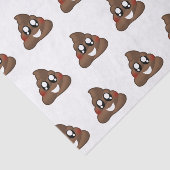 Poop Emoji Tissuepapier (Detail)
