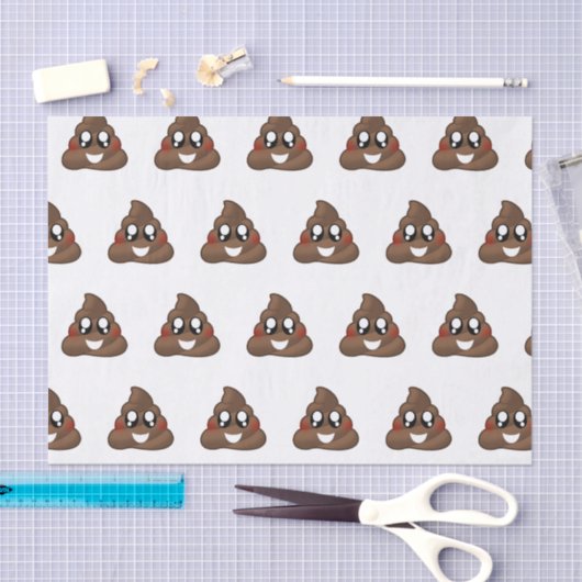 Poop Emoji Tissuepapier (Craft)