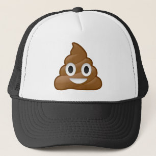 Poop emoji trucker pet