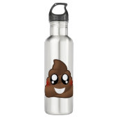 Poop Emoji Waterfles (Voorkant)