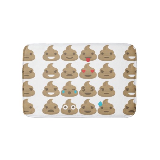 poop emojis badbadkamer badmat (Voorkant)