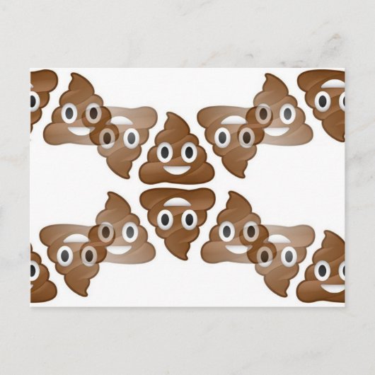 poop emojis briefkaart (Voorkant)