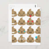 poop emojis briefkaart (Voorkant / Achterkant)
