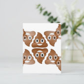poop emojis briefkaart (Staand voorkant)