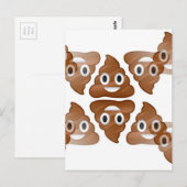 poop emojis briefkaart (Voorkant / Achterkant)