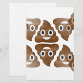 poop emojis briefpapier (Voorkant / Achterkant)