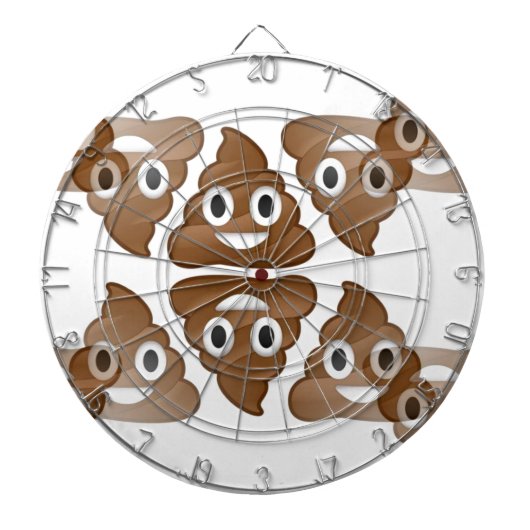 poop emojis dartbord (Voorkant)