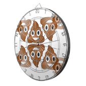 poop emojis dartbord (Voorkant Rechts)