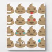 poop emojis fotoplaat (Voorkant)