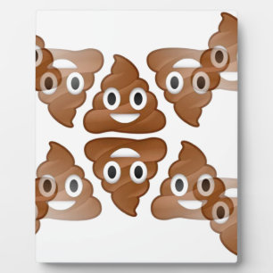 poop emojis fotoplaat