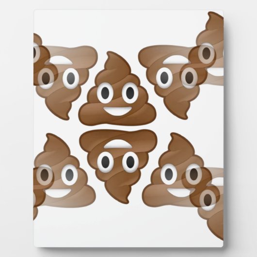poop emojis fotoplaat (Voorkant)