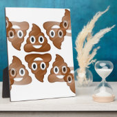 poop emojis fotoplaat (Zijkant)