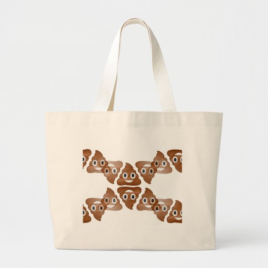 poop emojis grote tote bag (Voorkant)