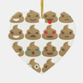 poop emojis keramisch ornament (Voorkant)