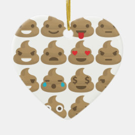 poop emojis keramisch ornament