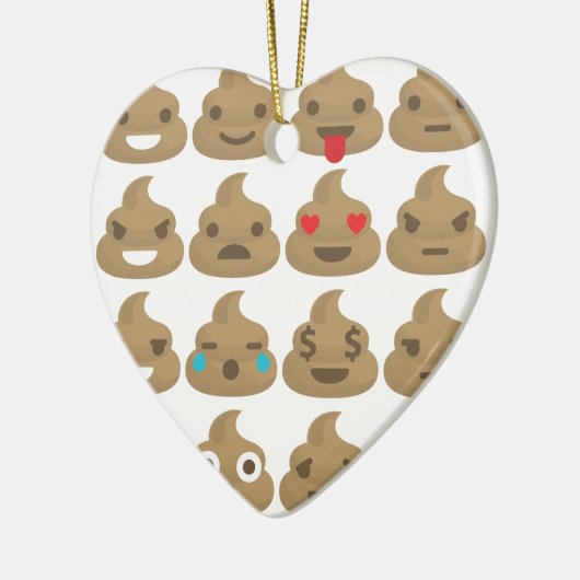 poop emojis keramisch ornament (Links)