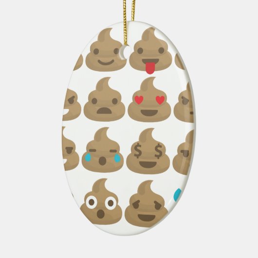 poop emojis keramisch ornament (Links)